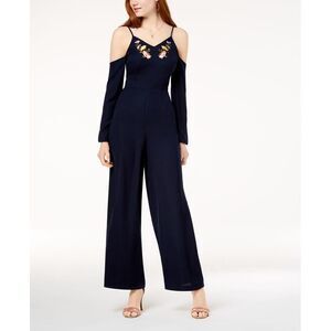 The Edit By Seventeen Juniors Cold Shoulder Jumpsuit